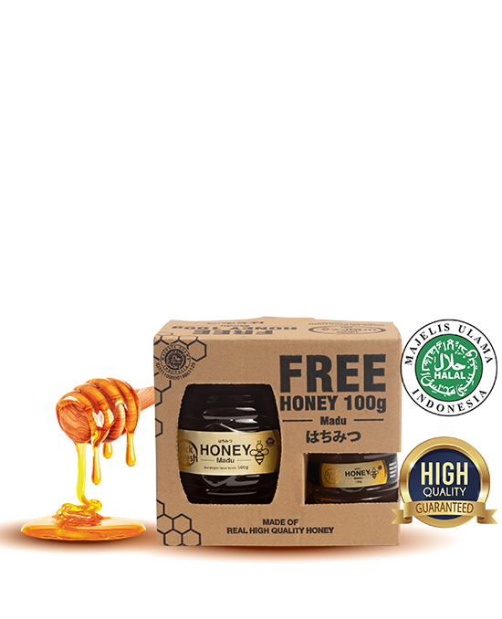 Paket Bundling Quick Fresh Honey 500g + 100g Quick Fresh Indonesia